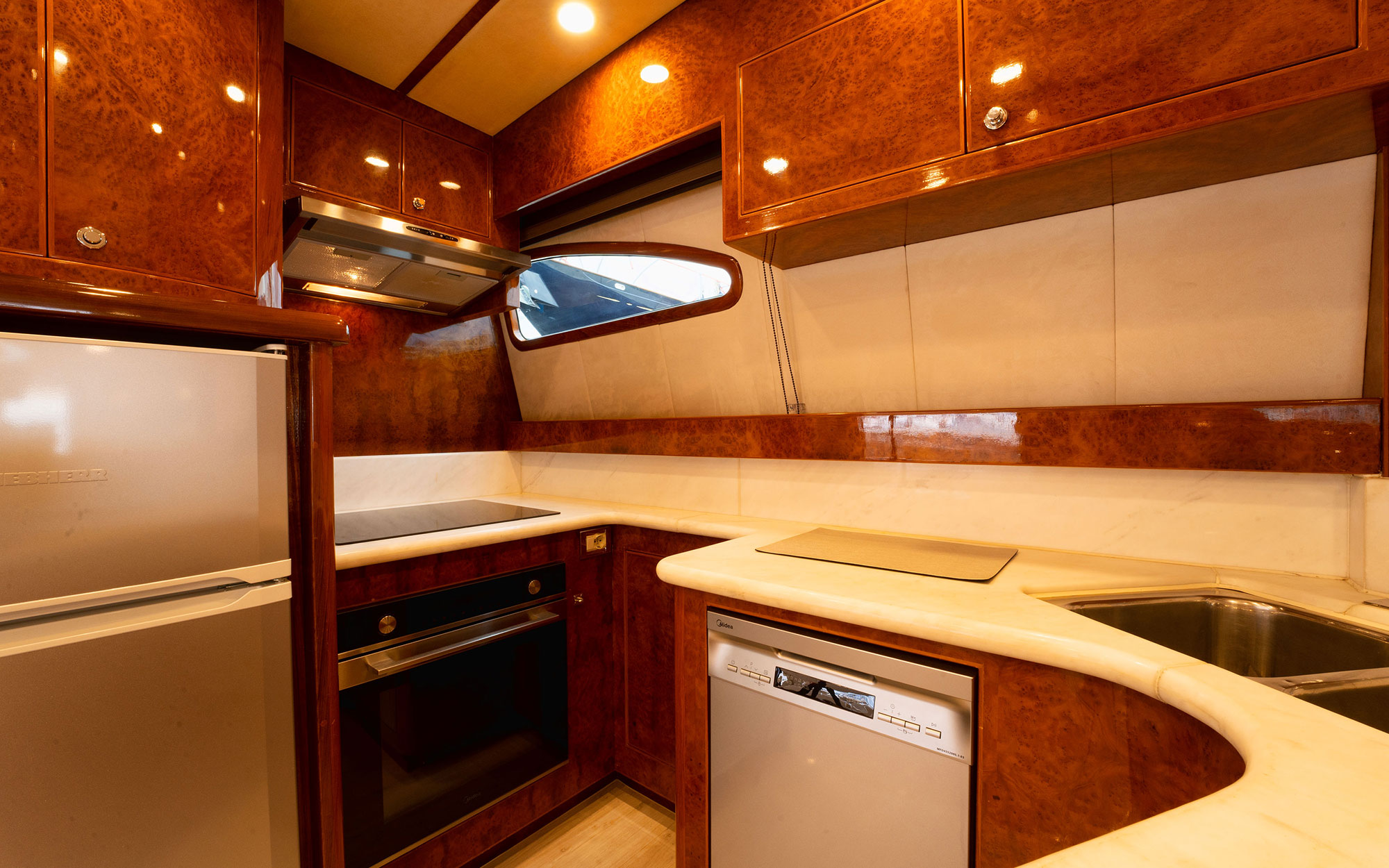 galley - MONTE FINO 72 flybridge motor yacht MA BELLA for sale